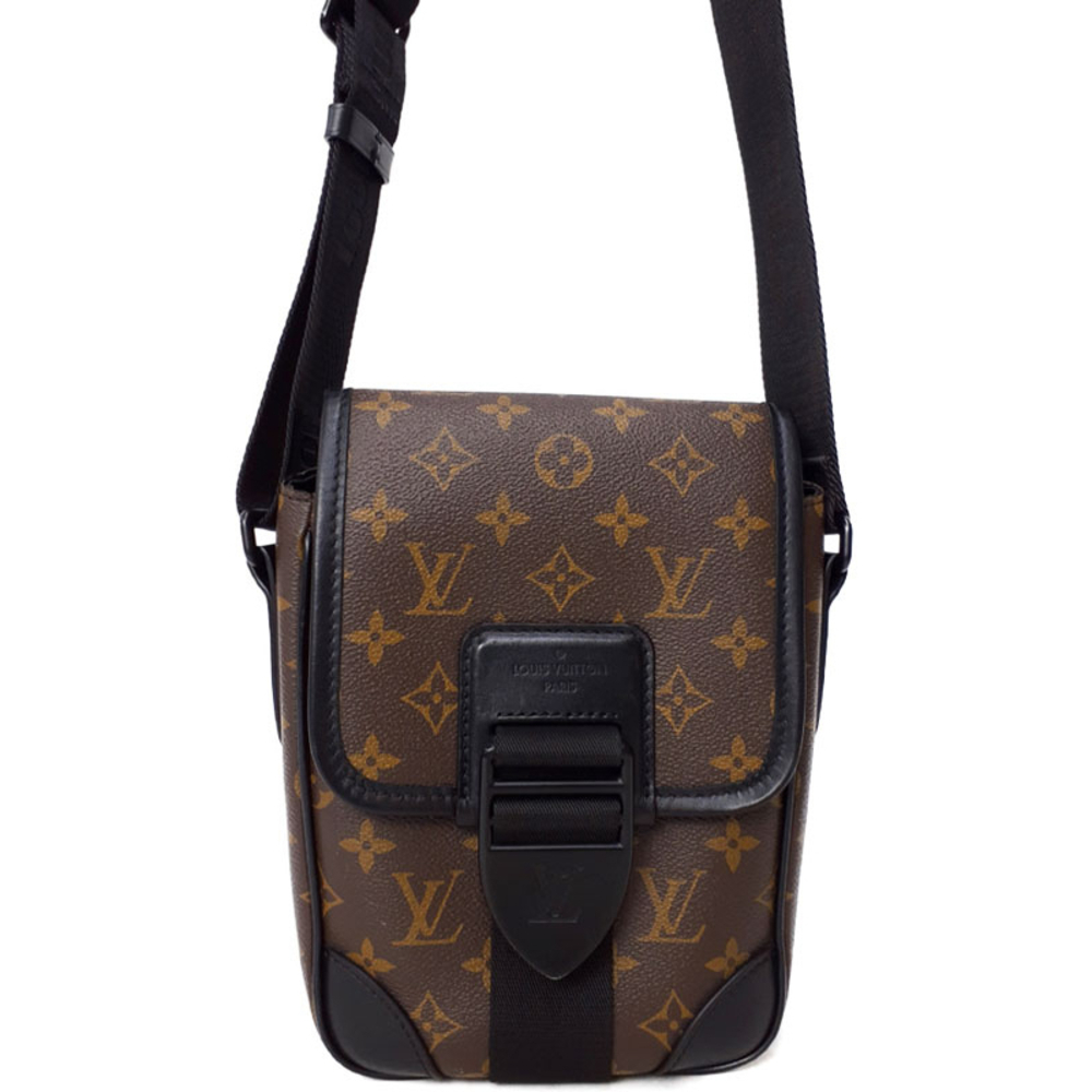 Louis Vuitton Macassar Archie Messenger Black